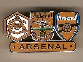 Pin Arsenal FC - 3 LOGOS